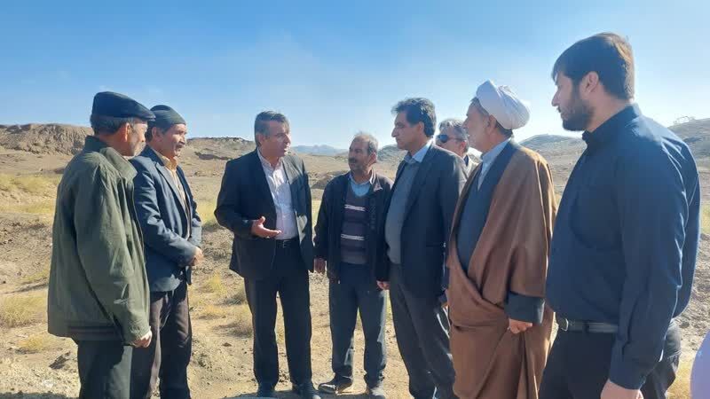 ضرب الاجل فرماندار بردسکن برای مرمت و لایروبی قنات روستای خنجری