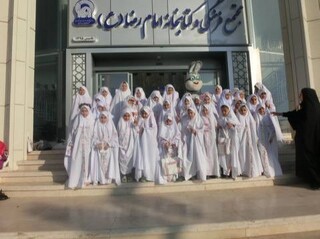 برگزاری جشن تکلیف دختران دانش آموز در فرهنگسرای امام رضا(ع) سبزوار 