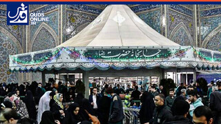 فیلم | چایخانه امام رضا(ع) در هوای ۱۵- درجه مشهد