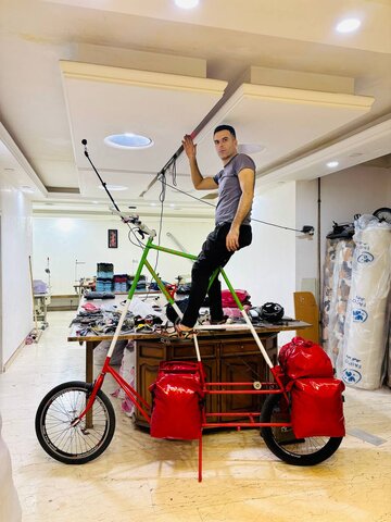 درباره مردی با دوچرخهای ۲ متر و ۱۰ سانتی/ میخواهم بگویم همه چیز ممکن است