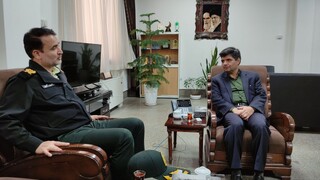 دیدار فرمانده انتظامی شهرستان با سرپرست معاونت استانداری و فرمانداری مشهد مقدس