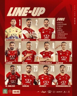 رونمایی از ترکیب پرسپولیس برابر ذوب‌آهن؛ بازگشت کاپیتان