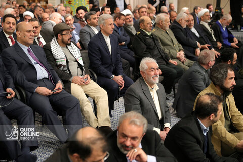 دیدار مسئولان نظام و سفرای کشورهای اسلامی با رهبر انقلاب