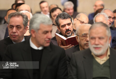 دیدار مسئولان نظام و سفرای کشورهای اسلامی با رهبر انقلاب