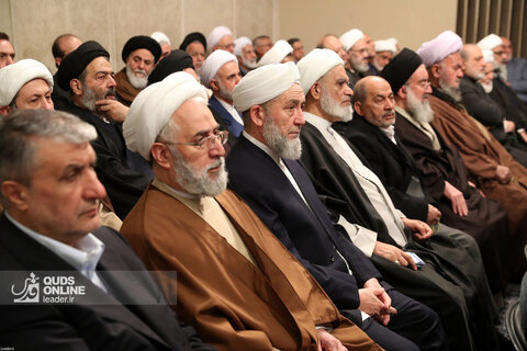 دیدار مسئولان نظام و سفرای کشورهای اسلامی با رهبر انقلاب