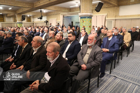 دیدار مسئولان نظام و سفرای کشورهای اسلامی با رهبر انقلاب
