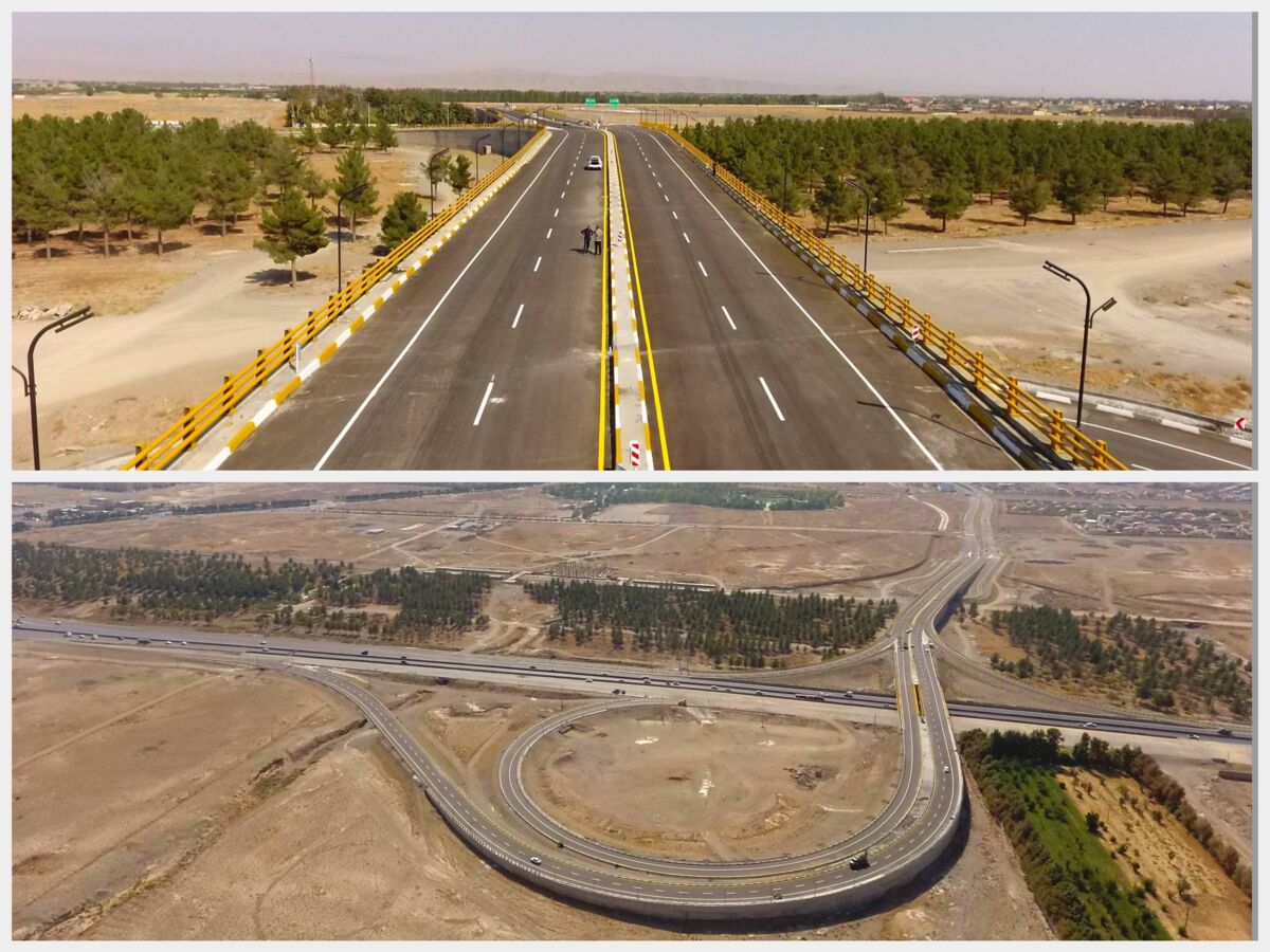 آغاز بهره برداری از پل گلبهار