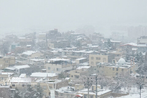 بارش برف در طرقبه