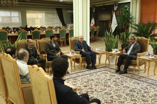 دیدار استاندار خراسان رضوی با رئیس سازمان فضایی ایران
