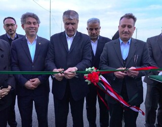 با حضور معاون رییس جمهور؛ فاز دوم جاده دسترسی مجتمع بندری نگین به بهره‌برداری رسید