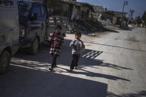 بازگشت آوارگان سوری به شهر تل رفعت