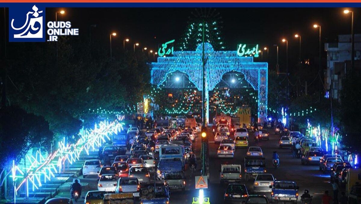 فیلم | آذین‌بندی معابر در آستانه جشن نیمه شعبان