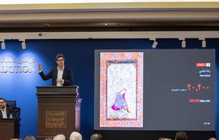 فروش ۲۲۴ میلیارد تومانی در بیست و دومین حراج تهران/ «پرتره  دختر نشسته»؛ گران ترین تابلو