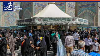 فیلم | حال و هوای خدمت در چایخانه حرم مطهر امام رضا علیه‌السلام