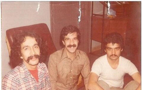 عکس| تصویر زیر خاکی از رضا رویگری در کنار رضا ژیان