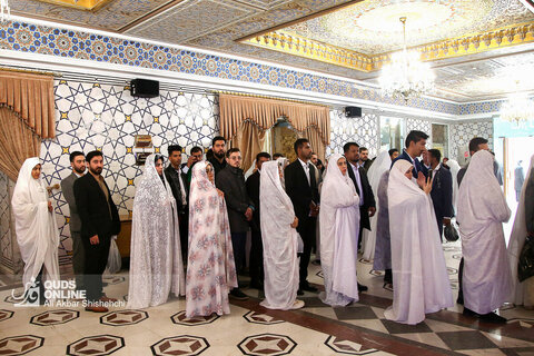 جشن ازدواج ۲۱۰ زوج بسیجی