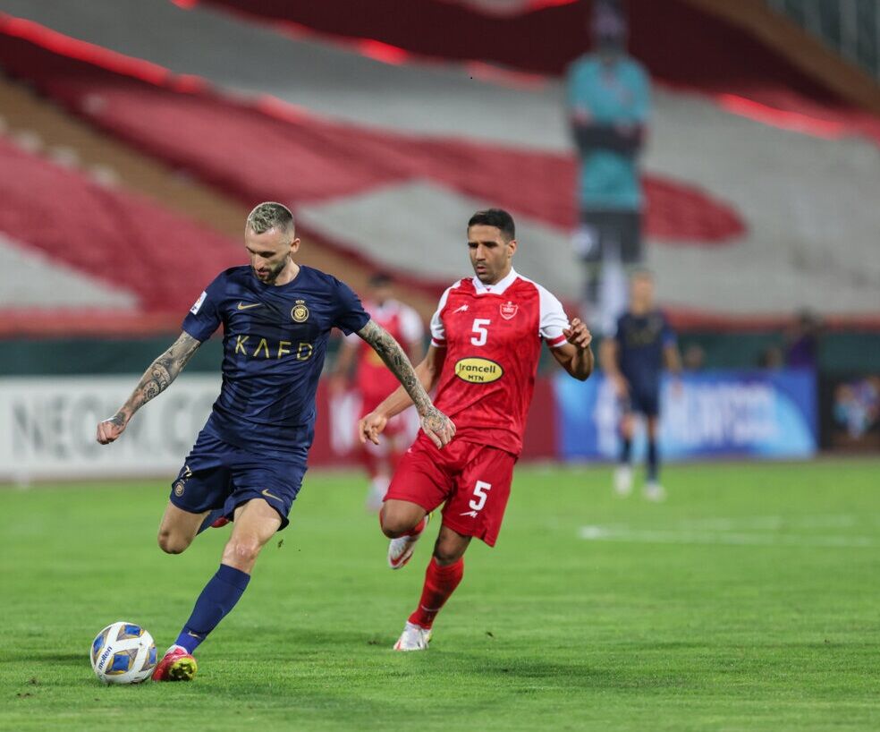 تساوی پرسپولیس و النصر در نیمه نخست