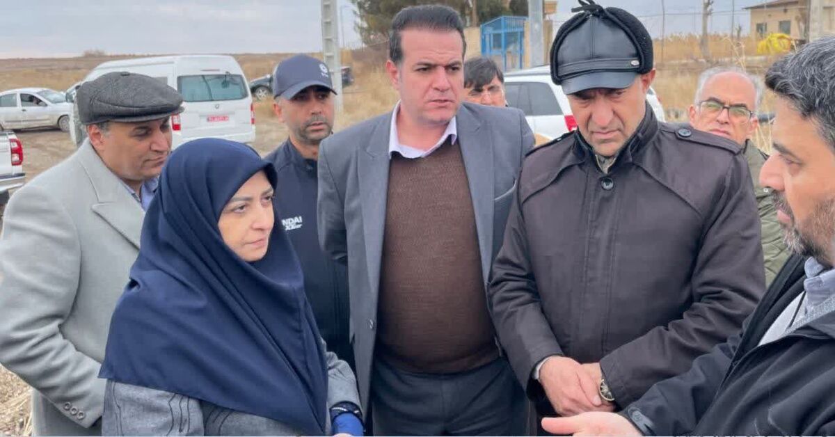 بازدید معاون رئیس جمهور از رودخانه کشف رود مشهد