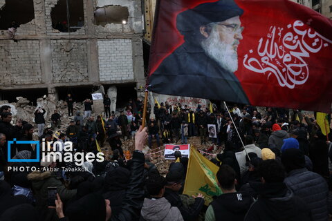 محل شهادت «سید حسن نصرالله» در ضاحیه