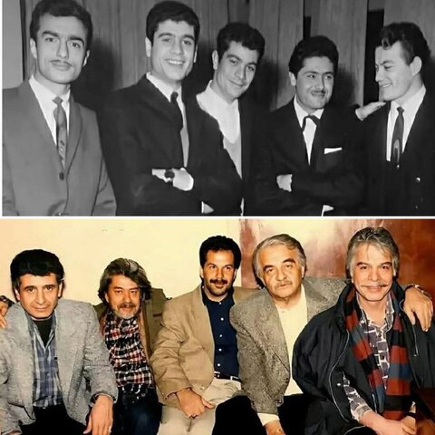 عکس تاریخی | دو تصویر جالب از پیشکسوتان دوبله ایران