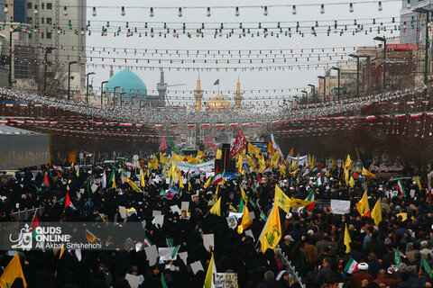 راهپیمایی و اجتماع مردمی لبیک یا نصرالله - مشهد