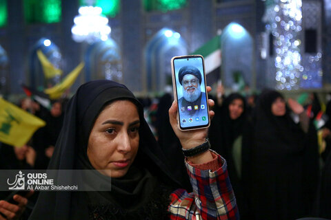 راهپیمایی و اجتماع مردمی لبیک یا نصرالله - مشهد