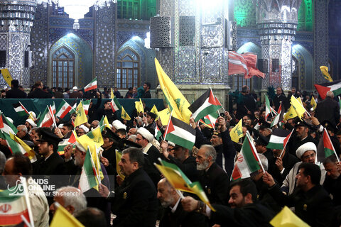 راهپیمایی و اجتماع مردمی لبیک یا نصرالله - مشهد