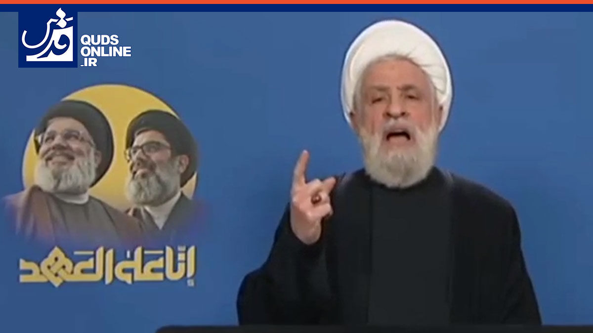 فیلم | سخنرانی دبیرکل حزب‌الله لبنان در روز تشییع‌ سیّدحسن نصرالله