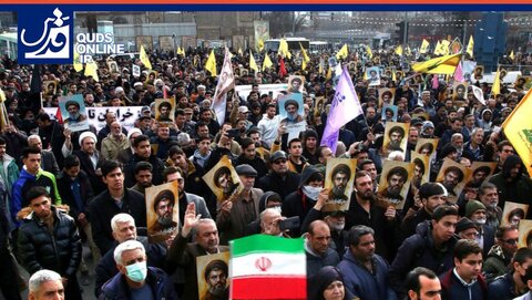 فیلم | وداع عاشقانه مشهدی ها با شهید راه مقاومت