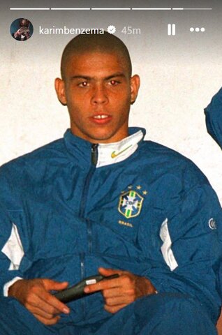 عکس | استوری جنجالی بنزما علیه رونالدو!