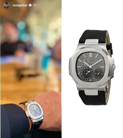 عکس | رونمایی محمدرضا گلزار از ساعت میلیاردیاش