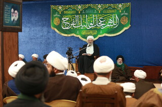 آیت الله فقیهی در دیدار جمعی از مبلغان: راهزن طریق هدایت بندگان خدا نشویم