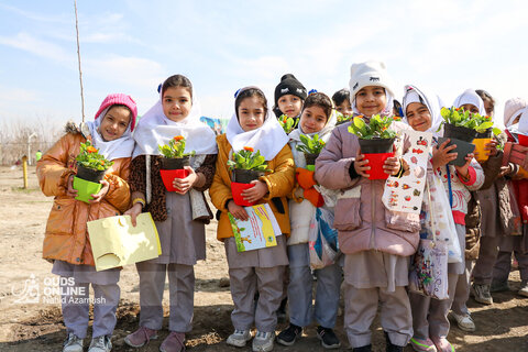 پویش سراسری درختکاری  - بوستان بهار مشهد