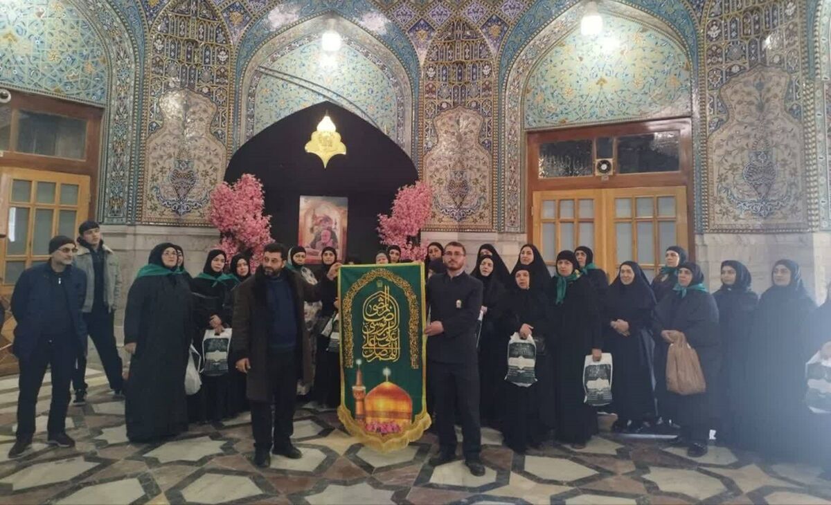 تشرف کاروان شیعیان کشور ازبکستان به حرم مطهررضوی