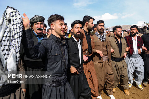 استقبال از نوروز در روستای چشمیدر کردستان