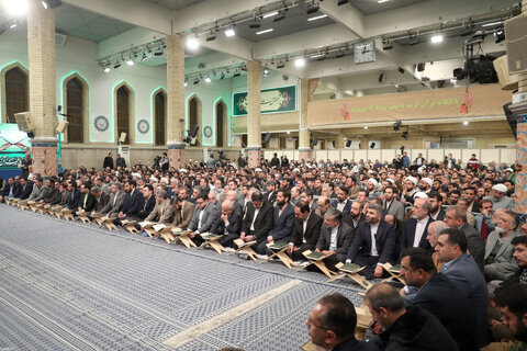 مراسم انس با قرآن در حضور رهبر انقلاب