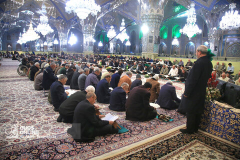 محفل ترتیل خوانی در حرم مطهر رضوی