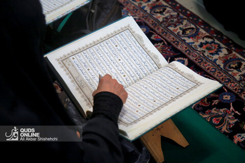 محفل ترتیل خوانی در حرم مطهر رضوی