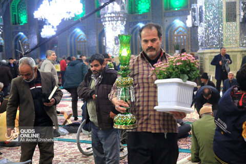 محفل ترتیل خوانی در حرم مطهر رضوی
