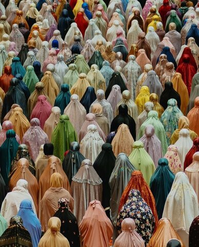 عکس | تصویری جالب از مسجدی در جاکارتا