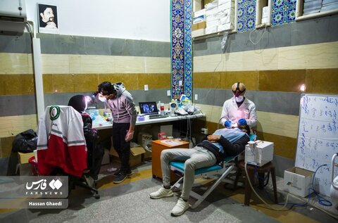 عکس | خدمات‌رسانی ایرانیان به جنگ زدگان لبنان