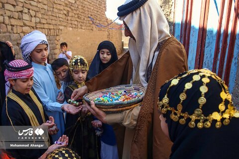 عکس | تصاویری جالب از جشن گرگیعان در اهواز