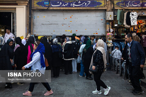 بازار تهران در روزهای پایانی ۱۴۰۳