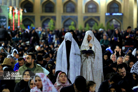 لیالی قدر؛ شب بیست و یکم ماه مبارک رمضان - حرم مطهر رضوی