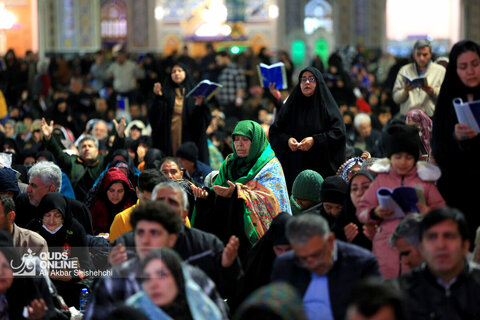 لیالی قدر؛ شب بیست و یکم ماه مبارک رمضان - حرم مطهر رضوی