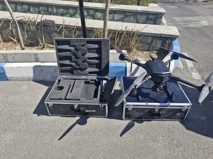 استفاده از یگان پهپادی پلیس راهور فراجا در استان اصفهان