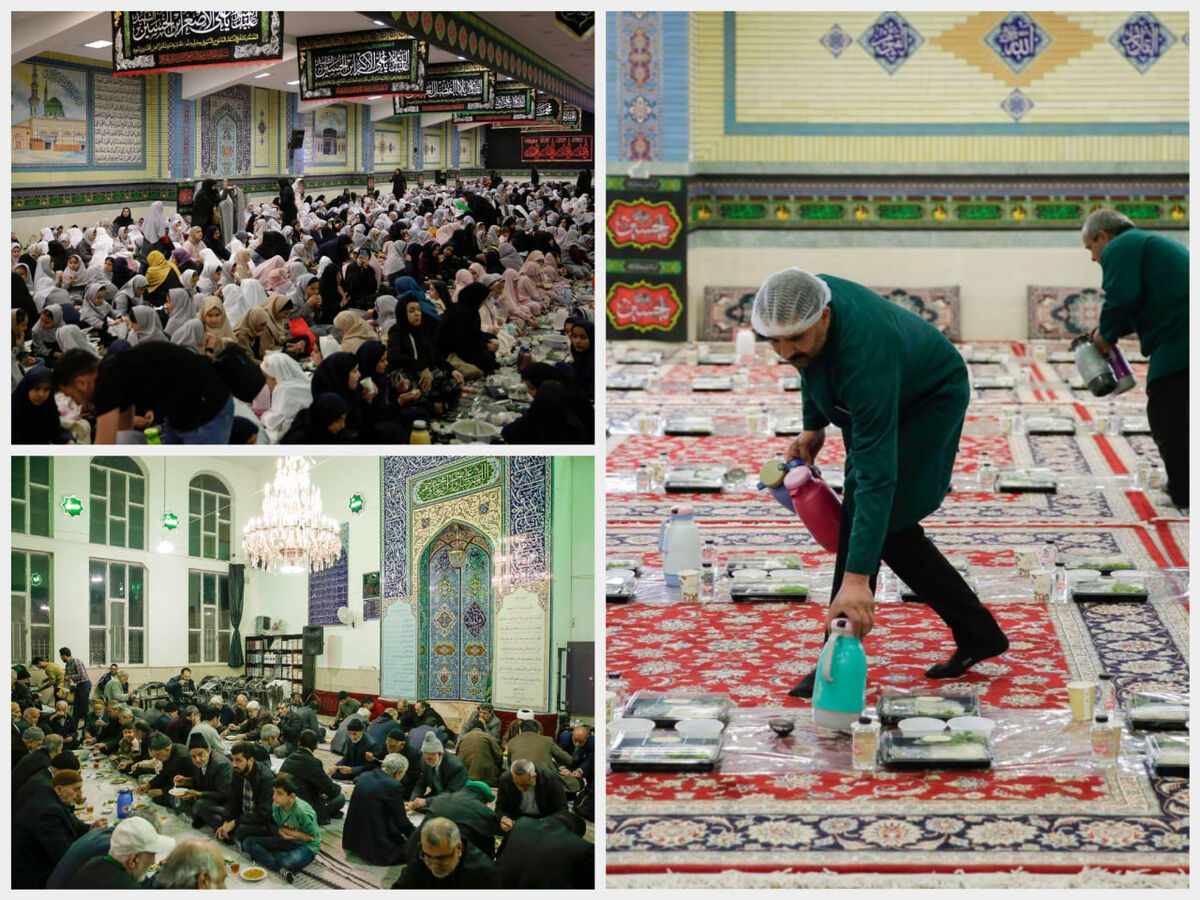 پخت روزانه ۱۰ هزار پرس غذای گرم ویژه سفره های افطار رضوی در قرارگاه مردمی رمضان
