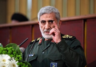 سردار قاآنی: ایران کما فی السابق در کنار فلسطین می‌ایستد