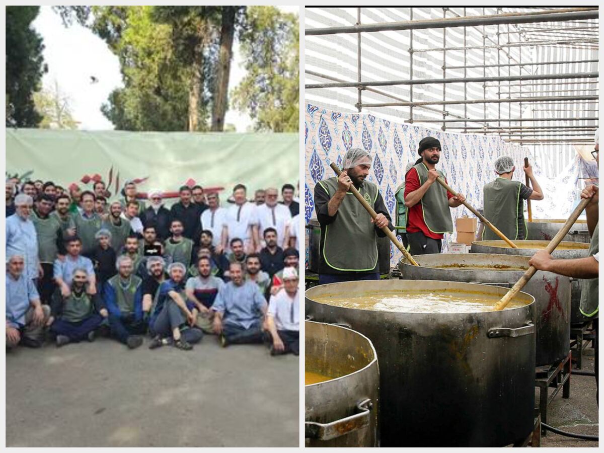 خدمت‌رسانی ۱۰۰ دانشجوی جهادی در آماده‌سازی سفره‌های افطار کرامت رضوی