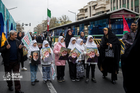 راهپیمایی روز جهانی قدس در تهران